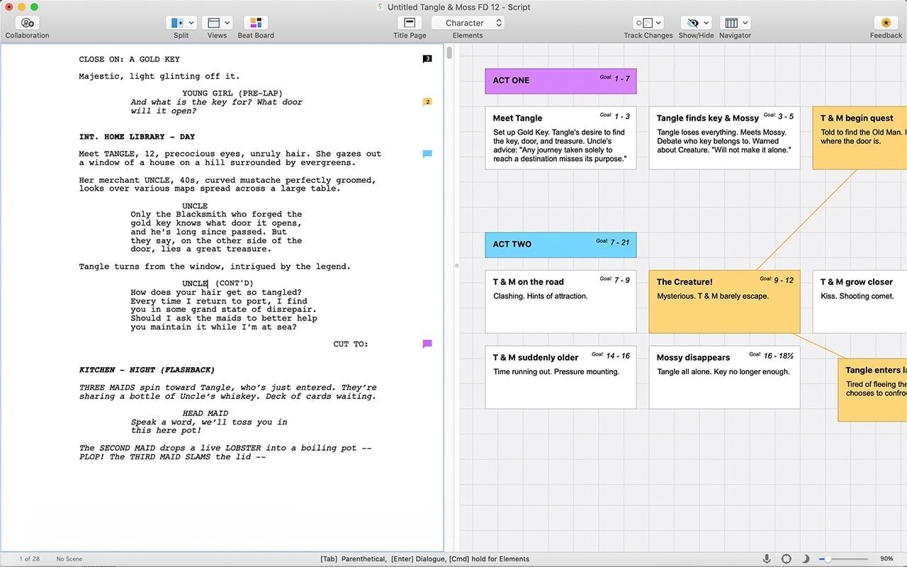 Final Draft 13 screenshot 1